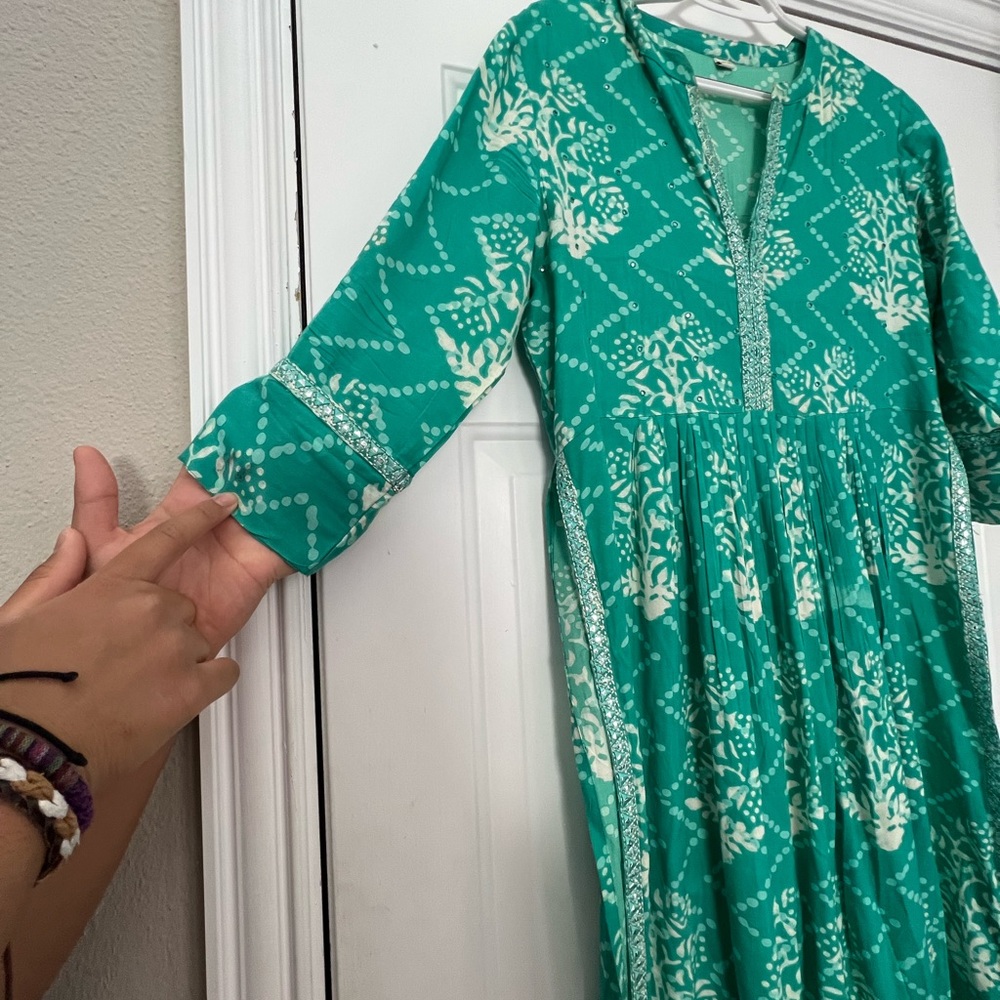 Long high waist slit kurta
